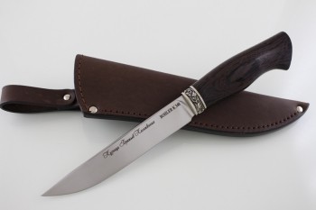 Нож "Лиса" сталь Bohler k 340. Рукоять дерево Венге.